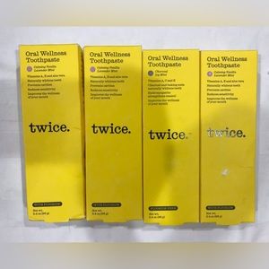 Twice Oral Wellness Toothpaste—Set of Four—New